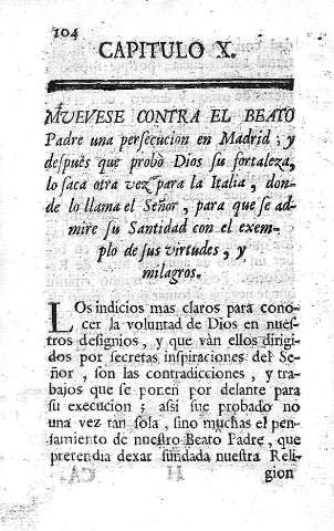 Capitulo X. Muevese contra el Beato Padre una persecución...