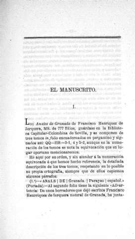 El manuscrito