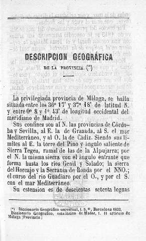 Descripcion geográfica de la provincia
