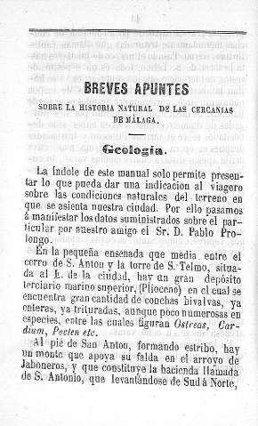 Breves apuntes... Geología