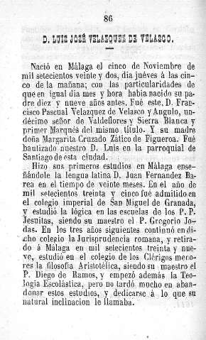 D. Luis José Valázquez de Velasco