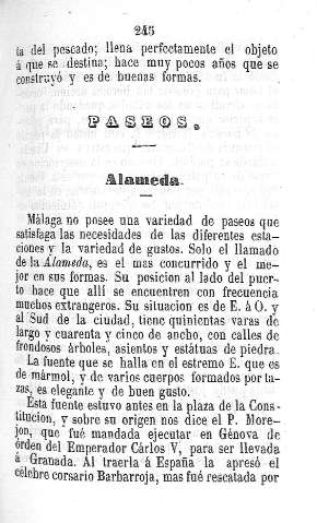 Paseos. Alameda