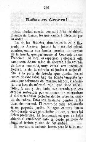 Baños en General
