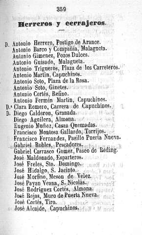 Herreros y cerrajeros