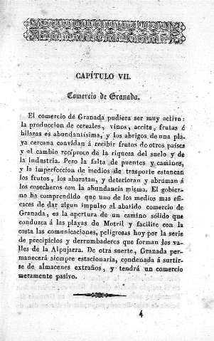 Capítulo VII. Comercio de Granada