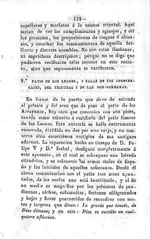 Patio de los Leones, y salas de los Abencerrajes, del Tribunal y de las Dos-Hermanas