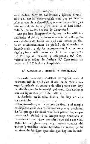 Parroquias, ermitas y colegiatas