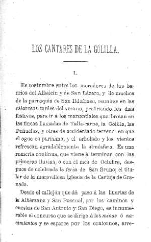 Los Cantares de la Golilla 