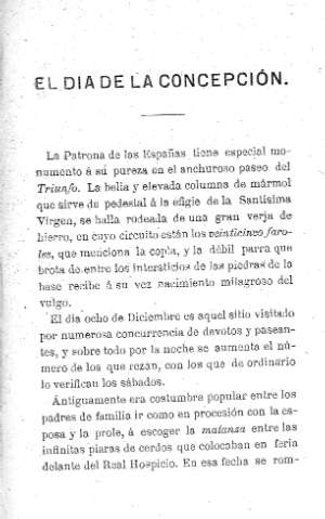 El dia de la Concepción