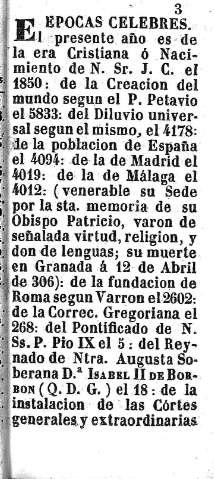 Epocas célebres