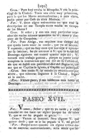 Paseo XVII