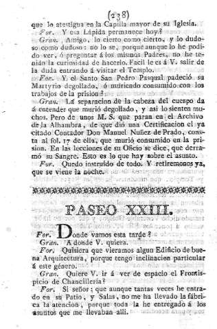 Paseo XXIII