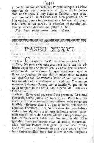 Paseo XXXVI