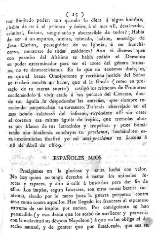 Españoles mios