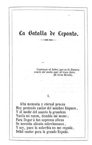 La Batalla de Lepanto