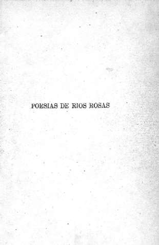 Poesias de Rios Rosas