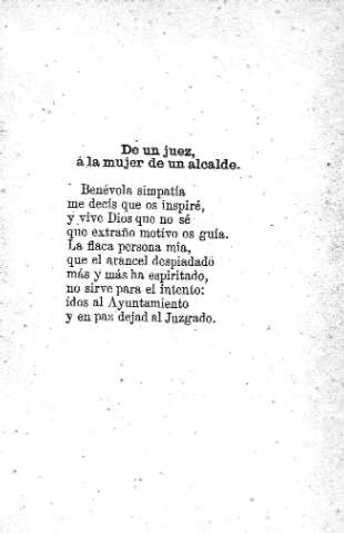De un juez, a la mujer de un alcalde