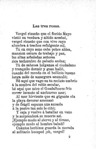 Las tres rosas