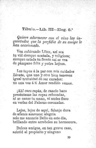 Tibulo .- Lib. III-Eleg. 6ª