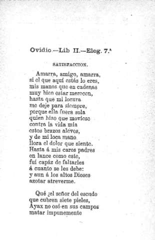 Ovidio.-Lib. II.-Eleg. 7ª