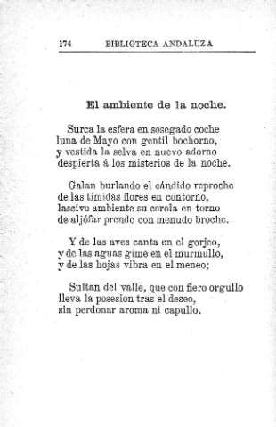 El ambiente de la noche