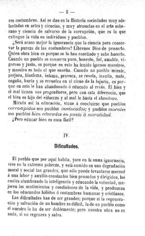 IV. Dificultades