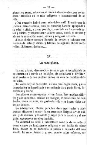 XV. La raza gitana