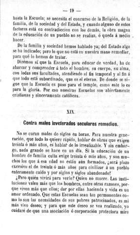 XIX. Contra males inventariados seculares remedios