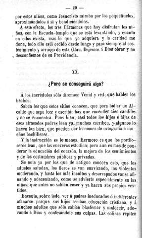 XX. ¿Pero se conseguirá algo?