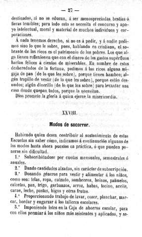 XXVIII. Modos de socorrer