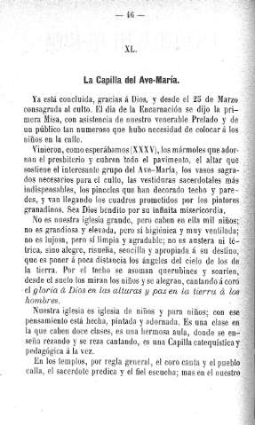XL. La Capilla del Ave-María