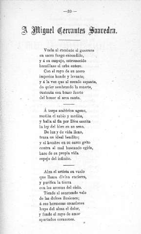 A Miguel de Cervantes Saavedra