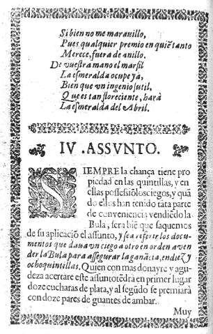 IV. Assvnto