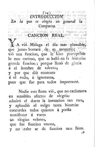 Introduccion. Cancion Real