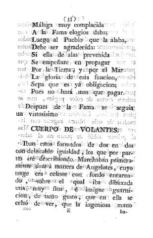 Cuerpo de volantes
