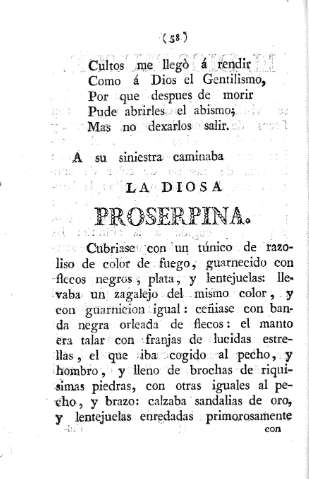 La Diosa Proserpina