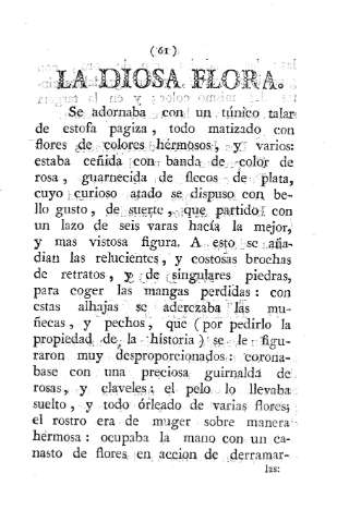 La Diosa Flora