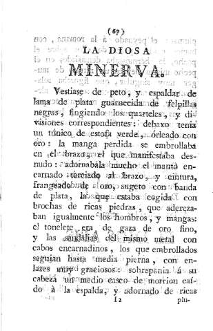 La Diosa Minerva