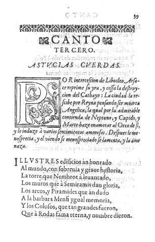 Canto Tercero