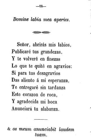Domine labia mea aperies