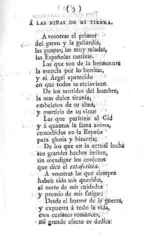 A las niñas de mi tierra