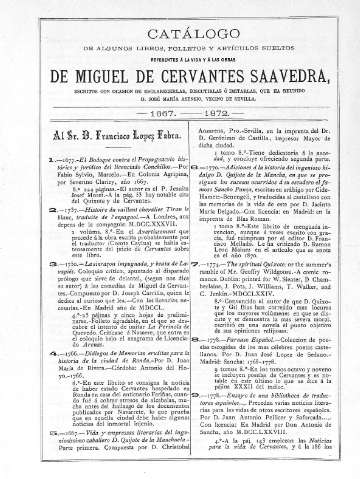 Catálogo de algunos libros, folletos y articulos sueltos...