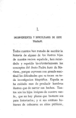 I. Inconvenientes y dificultades de este trabajo