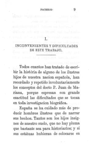 I. Inconvenientes y dificultades de este trabajo