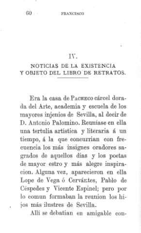 IV. Noticias de la existencia y objeto del libro de retratos.