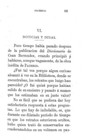 VI. Noticias y dudas