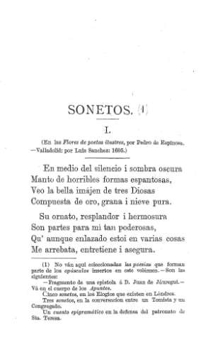 Sonetos. I