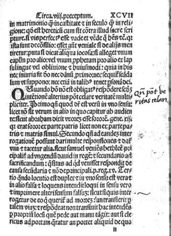 XCVII
