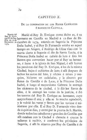 X. De la coronación de los Reyes Católicos é bandos de Castilla