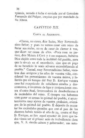 XII. Carta al Arzobispo